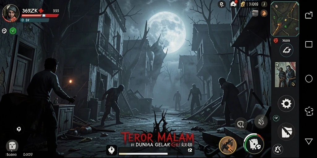 Tangkapan layar 369ZK menampilkan momen mencekam dalam gameplay Horror.