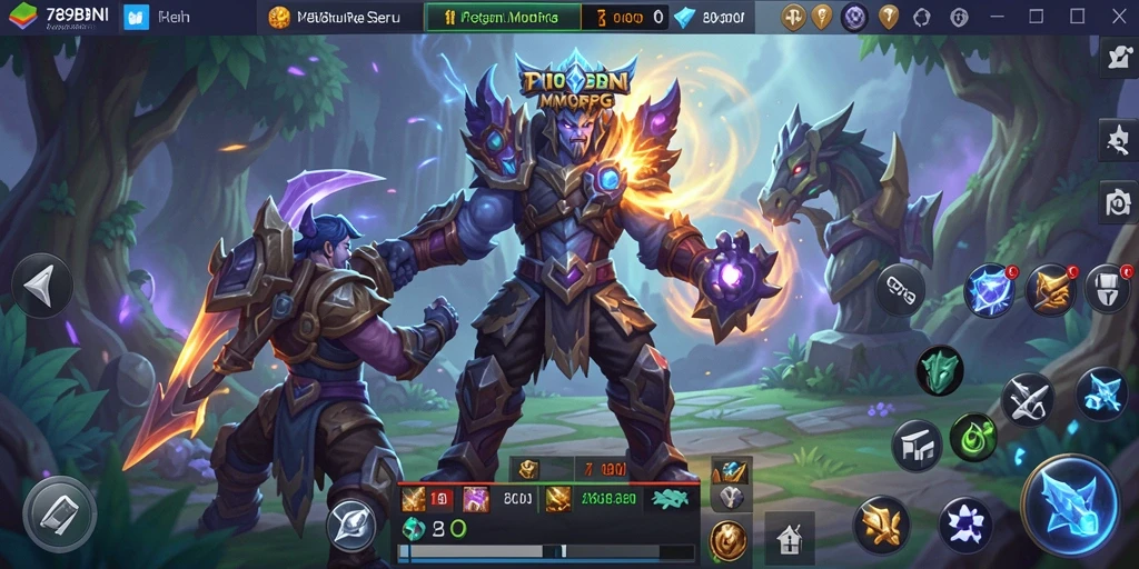 Screenshot gameplay 789BNI yang menampilkan pertempuran seru antar pemain.