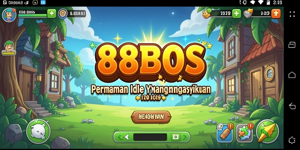 Tampilan gameplay Idle yang menarik dan mudah dimengerti.