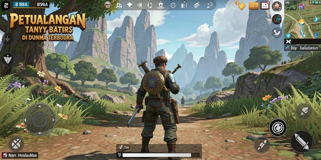 Tampilan gameplay yang menakjubkan di dunia Open World.