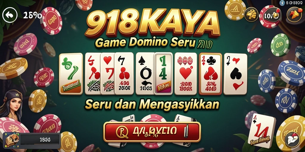 Tampilan gameplay seru dari 918KAYA dalam permainan Domino.