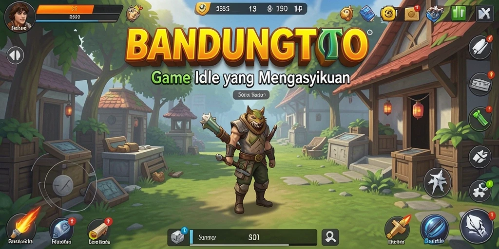 Screenshot gameplay BANDUNGTOTO dengan mekanisme Idle yang menarik.