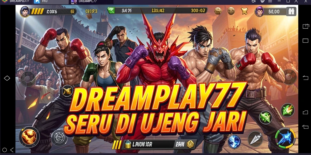 Tampilan menarik dari gameplay Fighting yang intens dan seru.