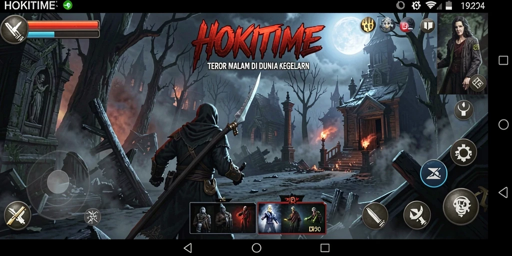 Screenshot menampilkan momen menegangkan dalam HOKITIME.