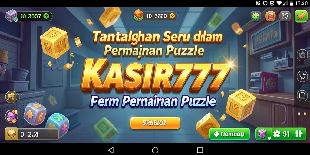 Screenshot KASIR777 menampilkan gameplay seru dan menantang dalam kategori Puzzle.