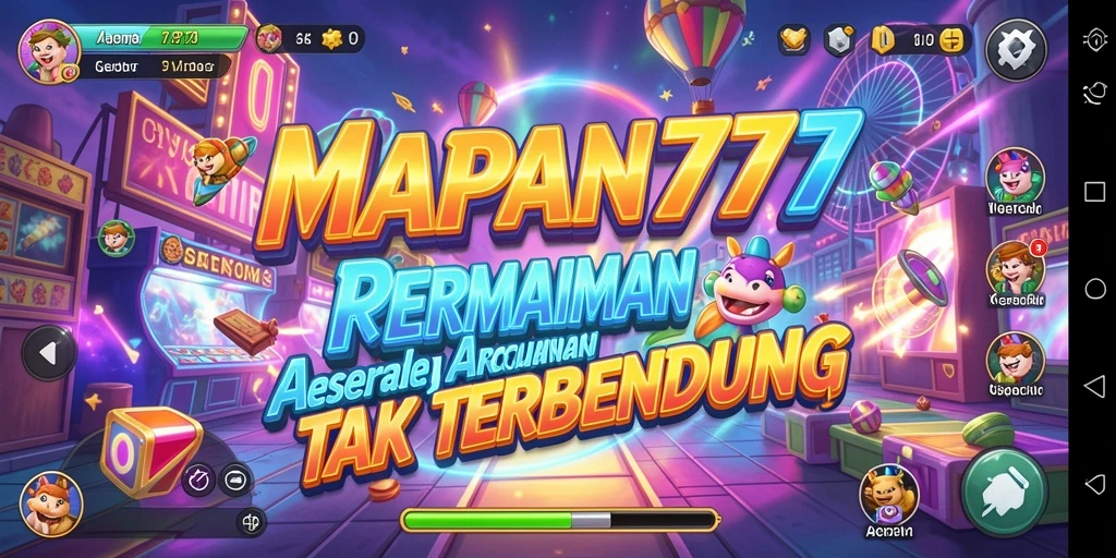 Screenshot utama menggambarkan gameplay seru dari MAPAN777.