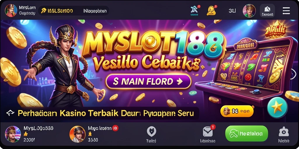 Screenshot gameplay MYSLOT188 menampilkan slot yang penuh warna dan menarik.