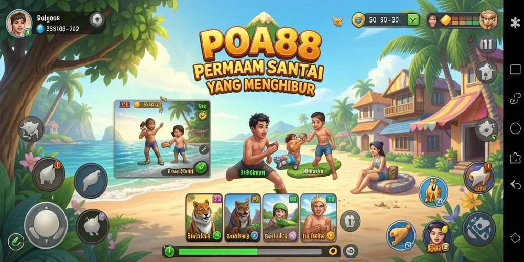 Tampilan gameplay POA88 yang menawan dan menghibur.