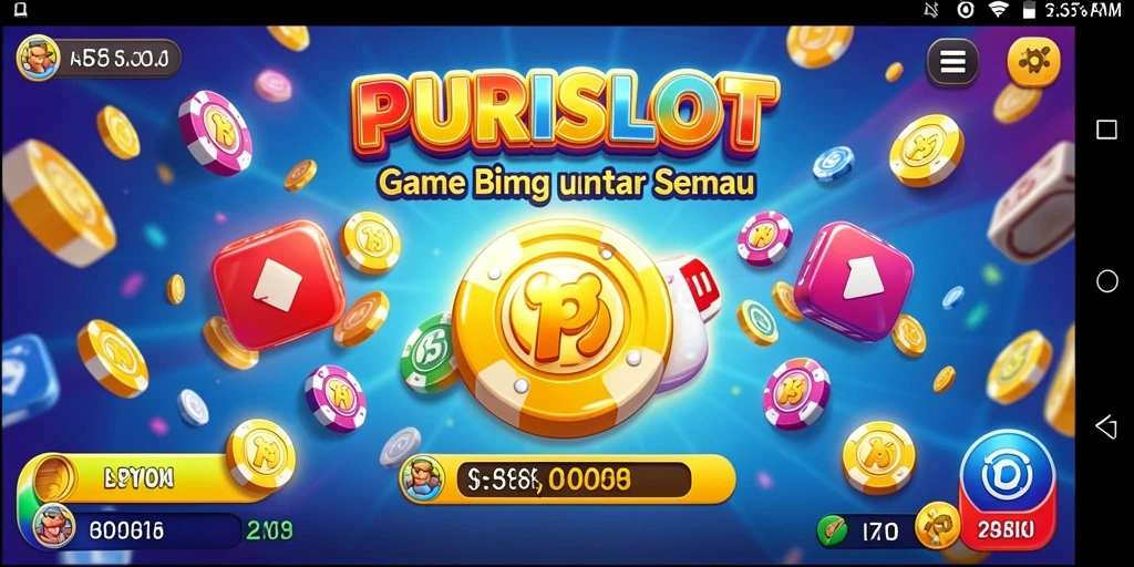 Screenshot gameplay PURISLOT yang menampilkan keseruan bermain Bingo.