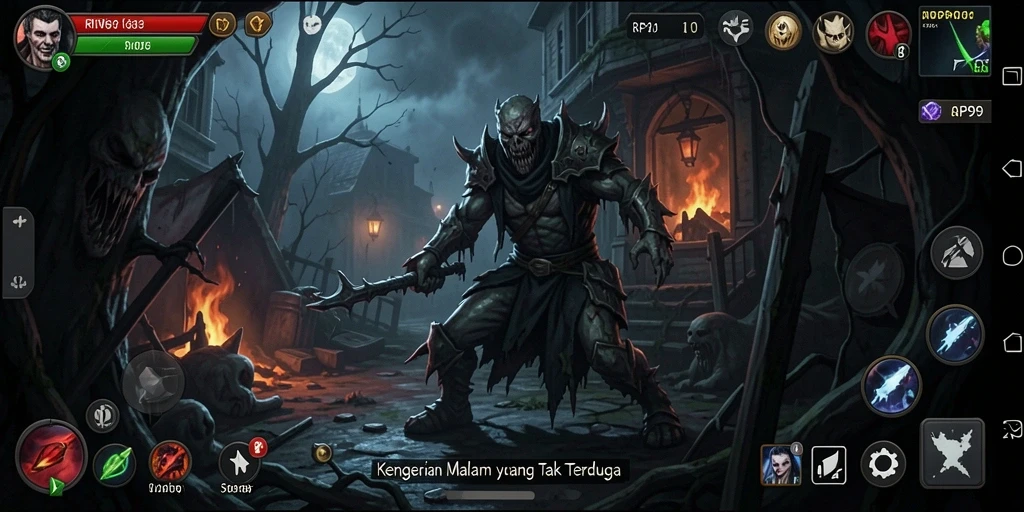 Gameplay RP99 menampilkan suasana yang mencekam dan menyeramkan.