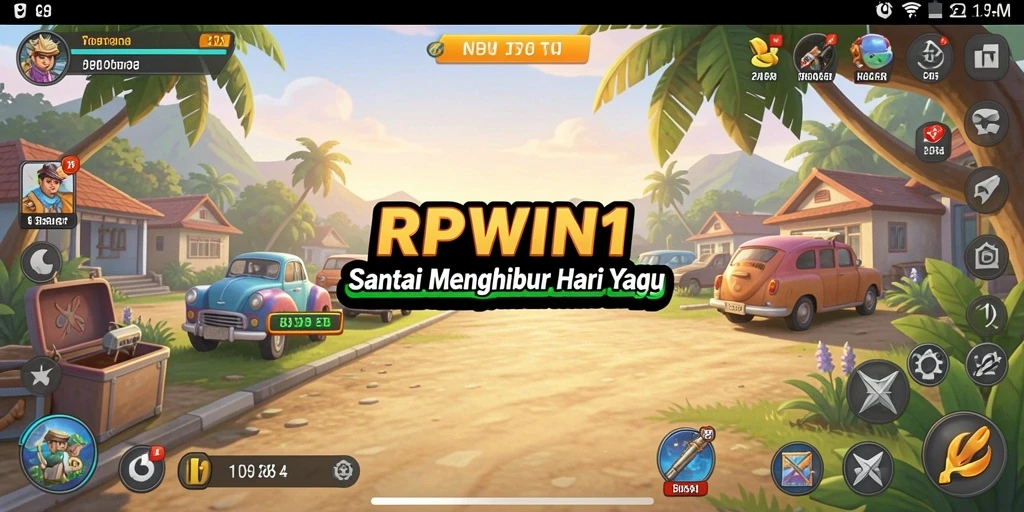 Screenshot menunjukkan gameplay yang menyenangkan dan menarik dari RPWIN1.
