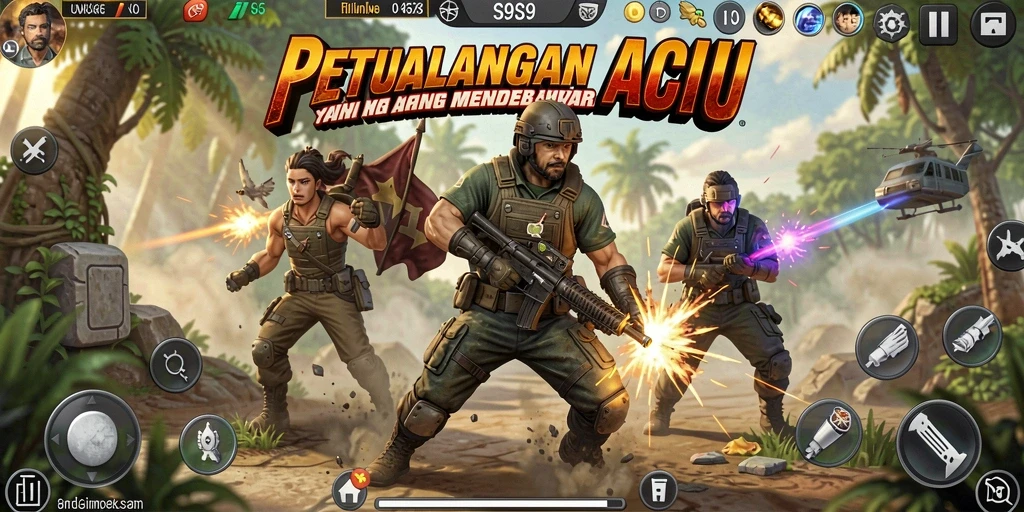 Tampilan gameplay mendebarkan dari S9S9.