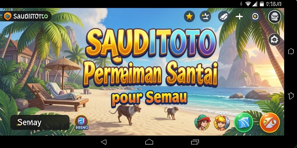 Tampilan menarik dan gameplay yang mengasyikkan dari SAUDITOTO.