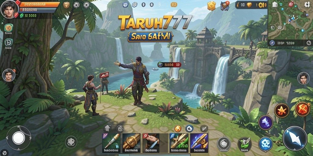 Tampilan menakjubkan dari dunia Open World TARUH777 dalam aksi.