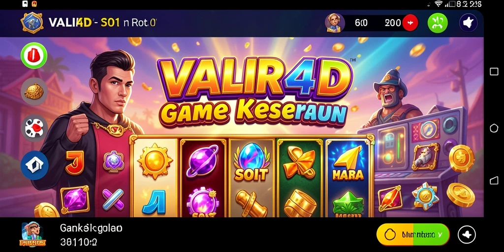 Screenshot gameplay VALIR4D menampilkan keseruan mesin slot yang menarik.